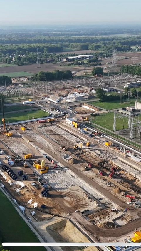 Uitbreiding hoogspanningsstation Limburg