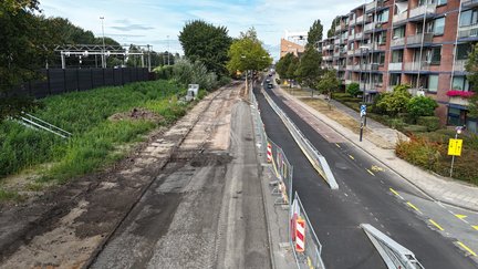 Foto werkzaamheden Burgermeester de Raadtsingel Heijmans