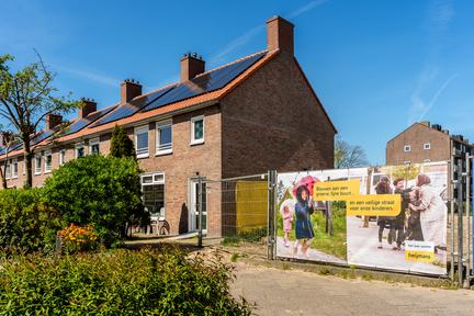 Beverwijk - De Groene Tuinen - GGB - nieuwe situatie - Bouwhekdoek