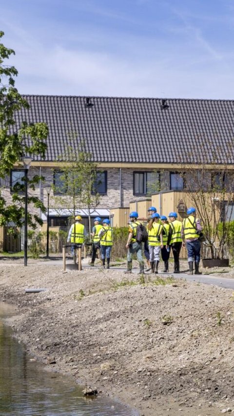 Woonwijk Park Vijfsluizen in Vlaardingen.