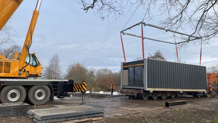 Heijmans TWO wordt op locatie geplaatst.