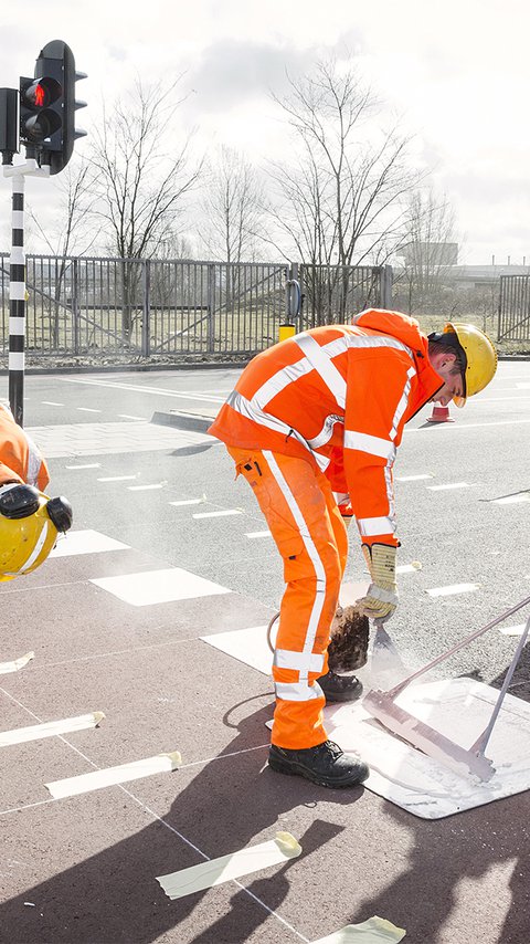 wegmarkering en belijning