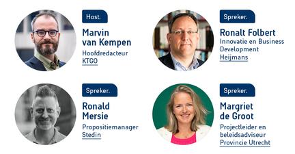De sprekers op het webinar Netcongestie