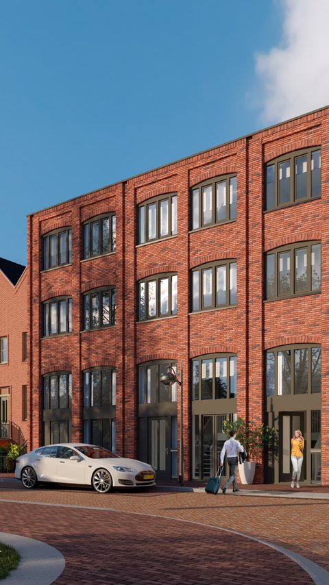 Woningen in New Brooklyn in Almere, gebouwd door Heijmans.