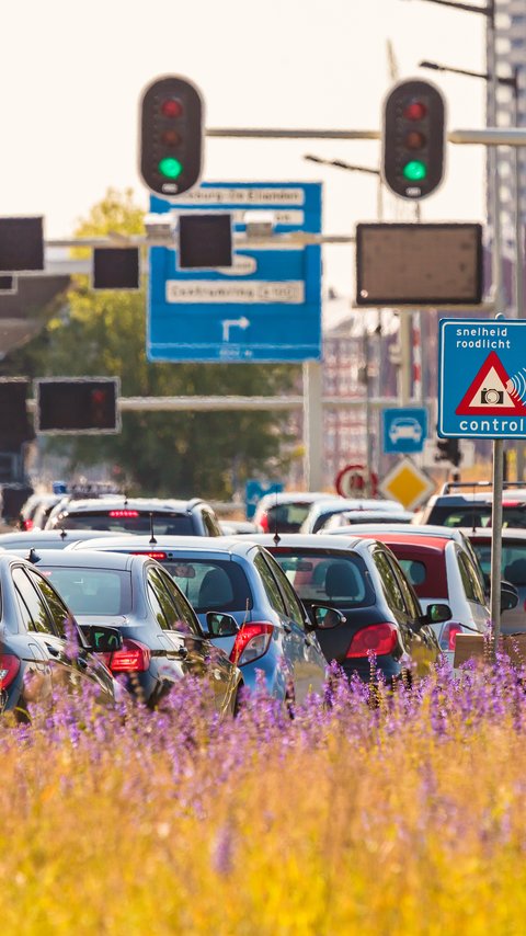 Verkeersdrukte op Nederlandse wegen