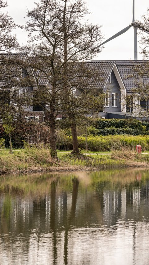 Natuur en water in de wijk Parijsch Culemborg.