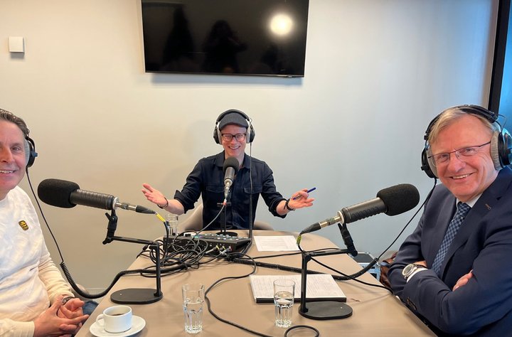 Lodewijk Hoekstra, Sander de Heer en Ton Hillen.