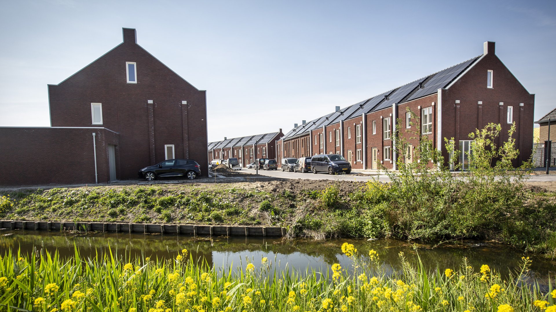 Straatbeeld Heijmans Huismerk: conceptwoningen in Hoog Dalem, Gorinchem