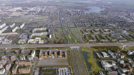 A9 Gaasperdammerweg IXAS Heijmans luchtfoto situatie 03072014.jpg