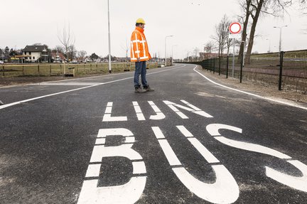 wegmarkering en belijning tekst