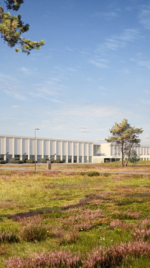Het terrein in Leusden.
