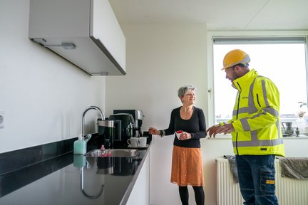 Heijmans renoveren van huurwoningen in Amsterdam. 12