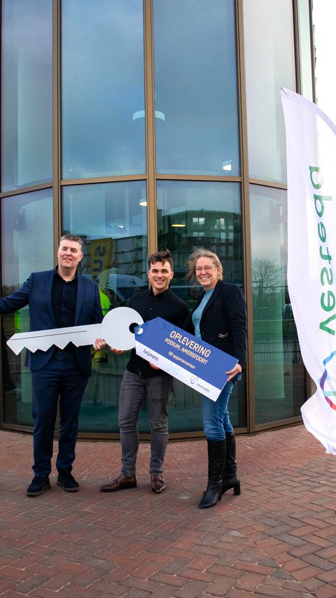 Oplevering huurappartementen Podium voor Vesteda in Amersfoort