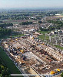 Uitbreiding hoogspanningsstation Limburg