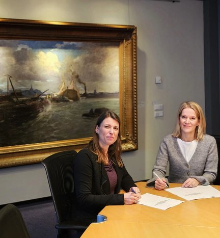 Ondertekening Dordrecht Admiraalsplein