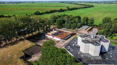 Luchfoto project Vitens - drinkwatervoorziening