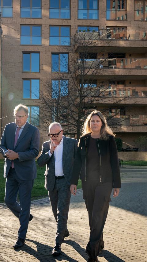Bestuurders Heijmans en Bossche onderwijsinstellingen lopen door Willemspoort