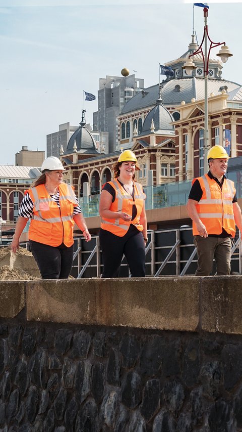 Bouwplaats Scheveningse boulevard, Heijmans werkt aan renovatie