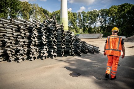 Geleiderail depot A1 Heijmans