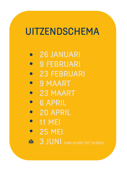 Uitzendschema
