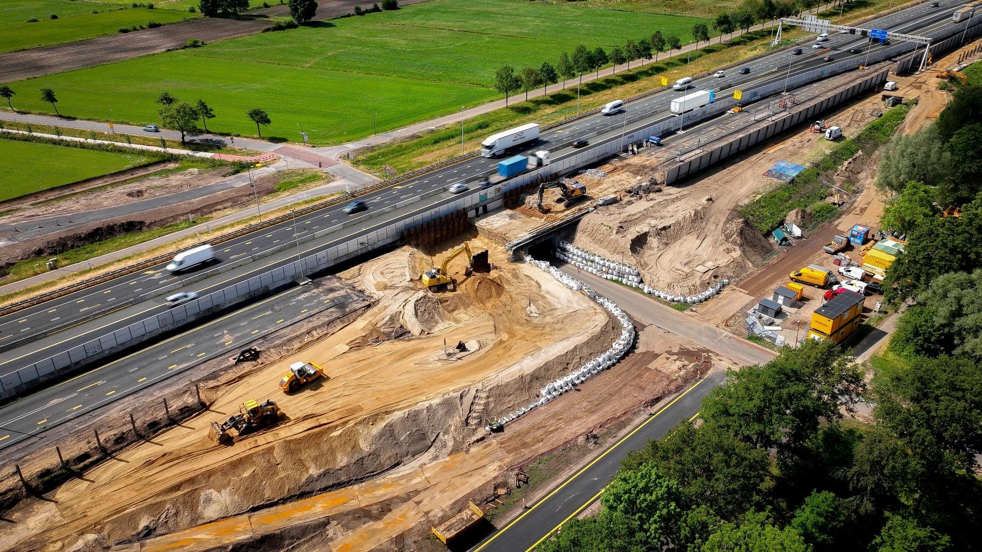 Verbreding A1 Oost, geluidschermen