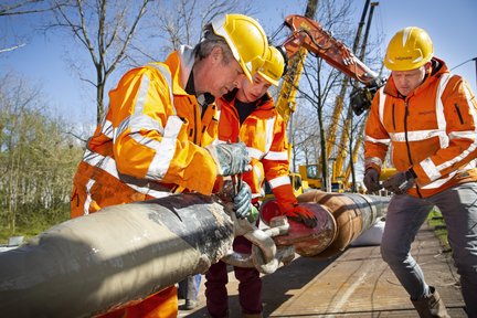 All buildings and homes to be built between Trekvlietplein and Maanweg in the Binckhorst district over the next 15 years will be connected to this new sustainable heating and cooling network.