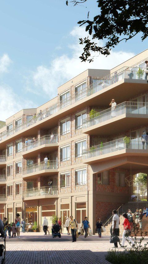 Artist impression van het project Bloei030