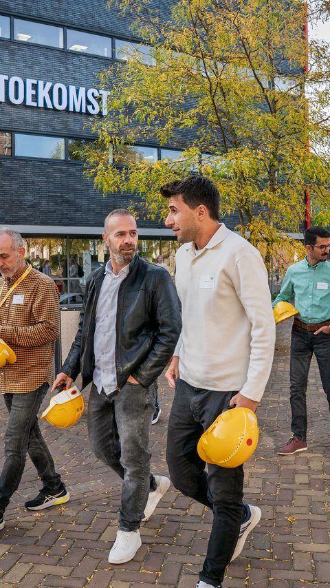 Statushouders bij het Koning Willem 1 College.