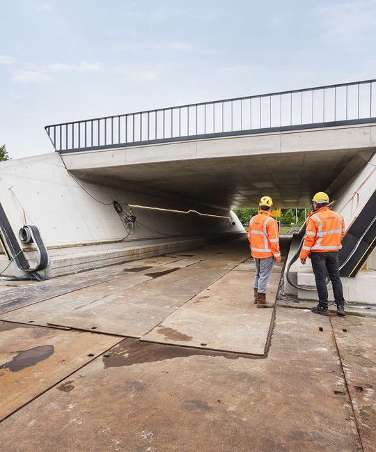 Beverwijk stationsgebied HOV Hoogwaardig Openbaar Vervoer, circulair beton