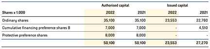 Share capital 2022 (1)
