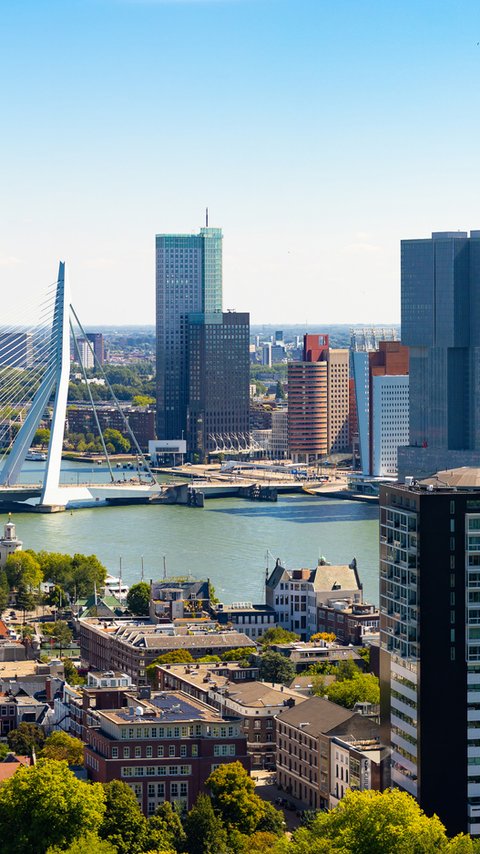 Skyline van een stad
