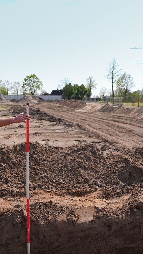 Bouwterrein Volkel bouwrijp maken